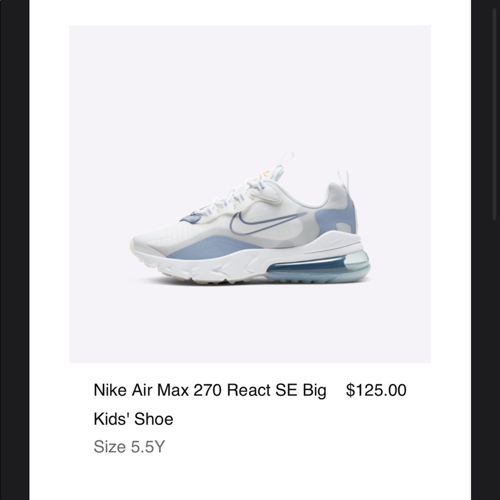 Nike Big Kid Air Max 270 SE